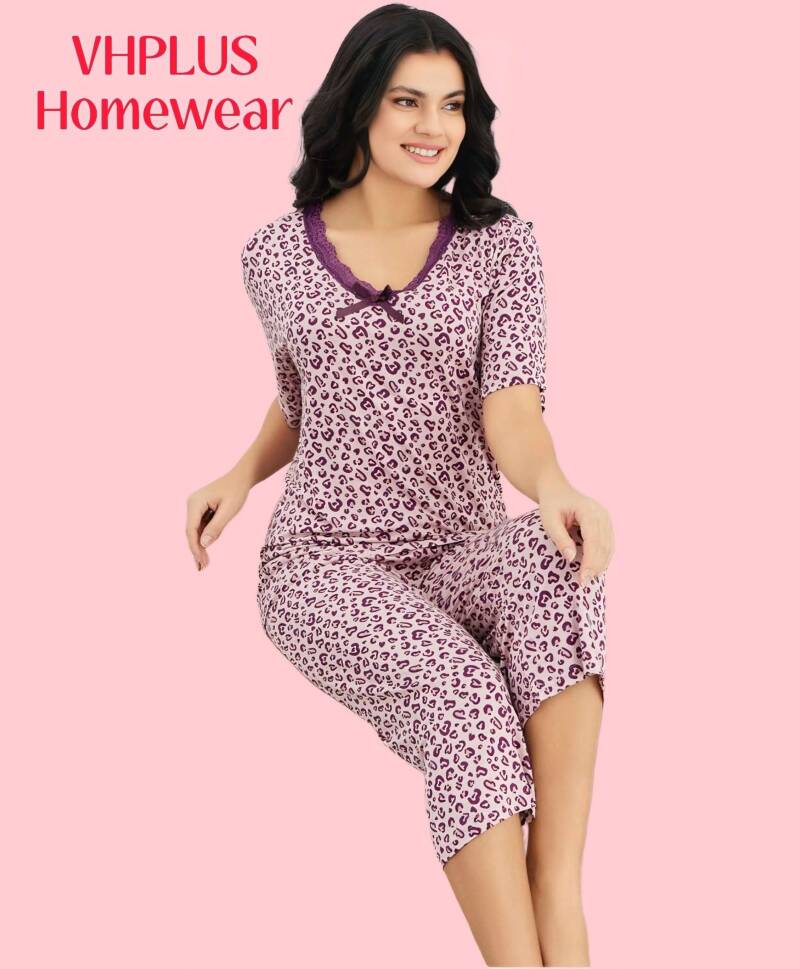 Piżama Damskie Roz 2XL-4XL, 1 Kolor Paczka 9 szt